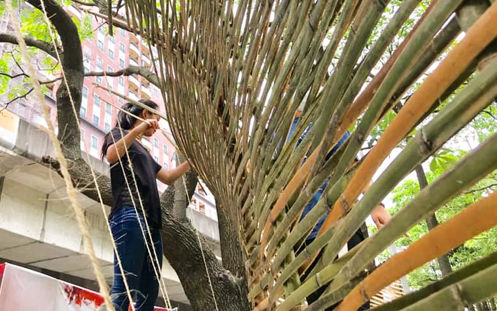 新竹市《揚流之穹》熱門打卡地景藝術，來自中華大學建築系的他們！