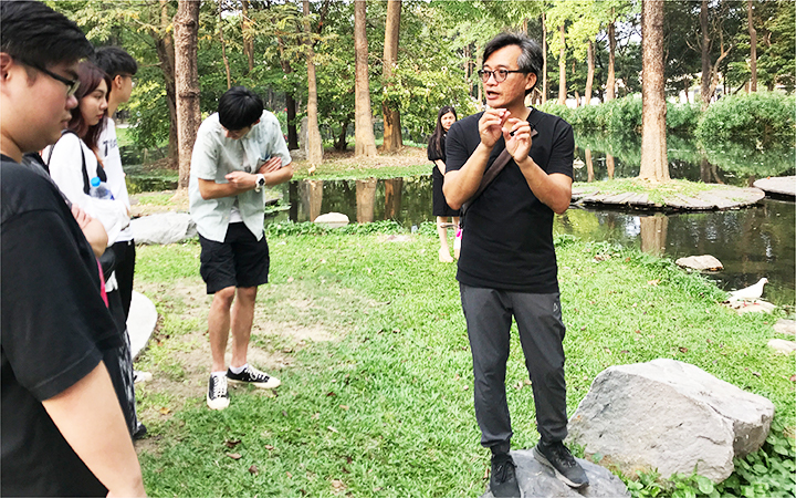 中華大學景觀建築學系第三屆畢業校友張簡隆欽帶領學弟妹看見濕地轉型奇蹟