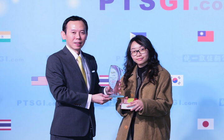 中華大學應日系黃佳琪獲得統一數位翻譯競賽優勝，獲頒獎學金1萬6000元