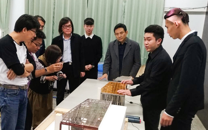 中華大學景觀與建築學系學生為君毅高中校園創生設計提案