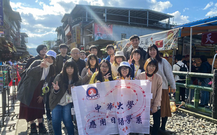 日本姊妹校筑波學院大學到中華大學短期交流，還體驗在地文化