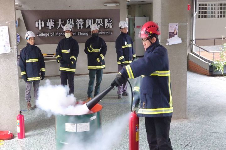 圖/台華風訓中心訓練皆在中華大學校園完成。