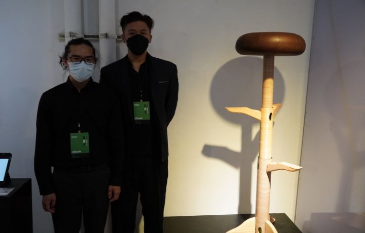 設計人：蔡仲恩、陳政安。指導老師：簡銘彥。入圍：2022年台南市善化區地方特色加值—沈光文文創『家飾設計』競賽。