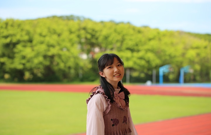 圖/中華大學財管系大一生許庭瑜,因口音常被誤認是陸生。