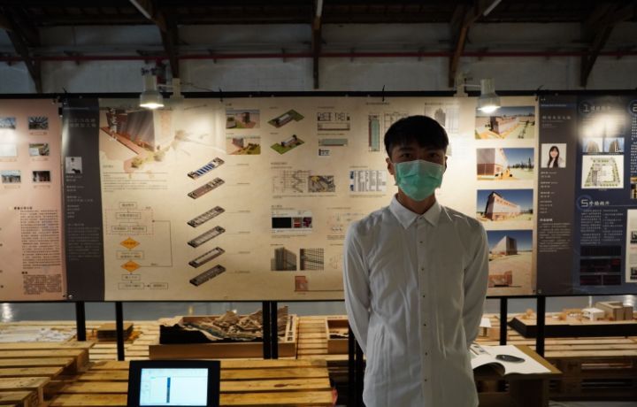 實習單位：建築資訊模型中心。實習設計：岡山P/S改建土建統包工程。設計者：陳柏諺。指導老師：林昭修。基地位置：台南市西區三合里。