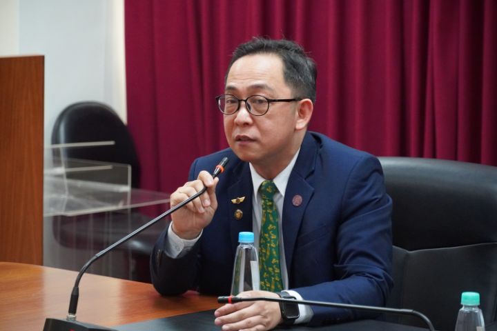 圖/中華大學校友總會理事長莊明熙呼籲,校友有空就多回學校走走,團結力量大。