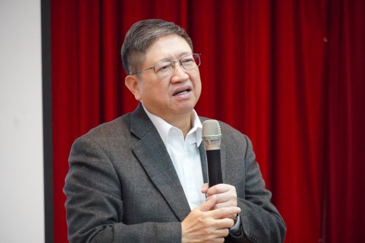 圖/楊文科表示,很開心全中運禮賓大使接待工作能由母校學弟妹來擔當重責大任,相信同學透過不斷的練習與修正,一定會做得很好。