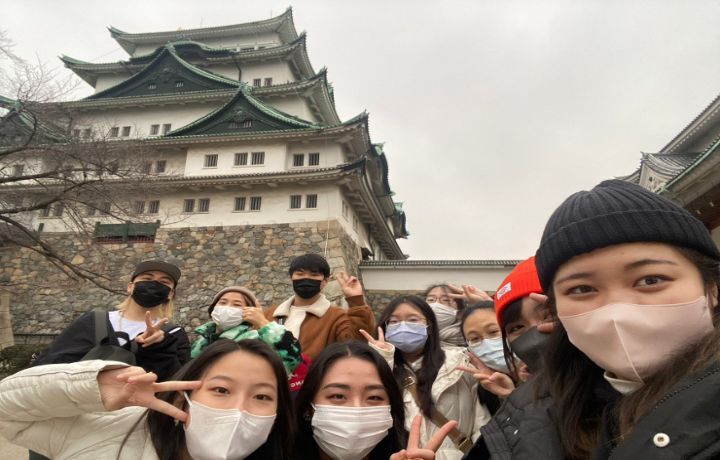 圖/學生利用6天5夜的海外學習之旅,參訪了名古屋許多知名景點。