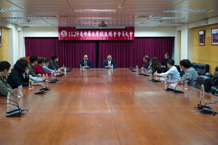圖/中華大學校友總會舉辦第8屆第2次會員大會,各系校友針對學校多項議題進行深入討論。