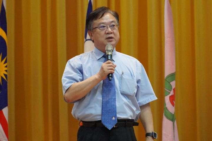 圖/中華大學副校長游坤明表示,學校已做好準備迎接竹市童軍大露營的舉行,希望所有大小童軍朋友能盡情地探索與感受美麗校園所帶來的各種驚喜。