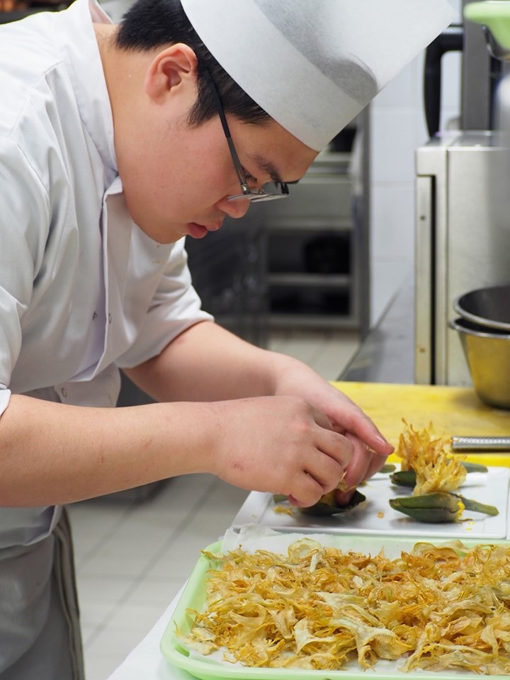 圖/劉家豪大三時參加香港國際美食大賽獲得銅牌，從此打開他的國際視野。