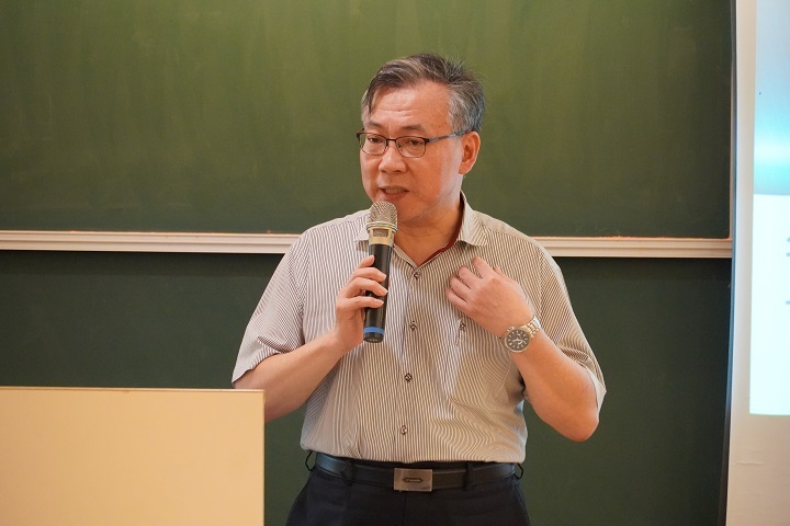 圖／管理學院陳棟樑副院長表示，「離岸風電微學程」學生不分科系都能報名，期望能協助同學進一步認識離岸風電產業。