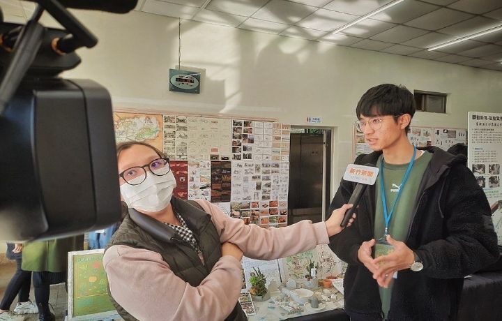 圖/中華大學景觀建築學系大三生張誠恩,出馬角逐學生會長,希望藉由自己豐富的經歷,持續推動校內各項事務發展。