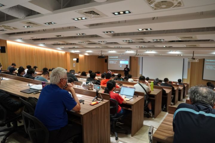 圖/整場講座,中華大學師生發問踴躍。