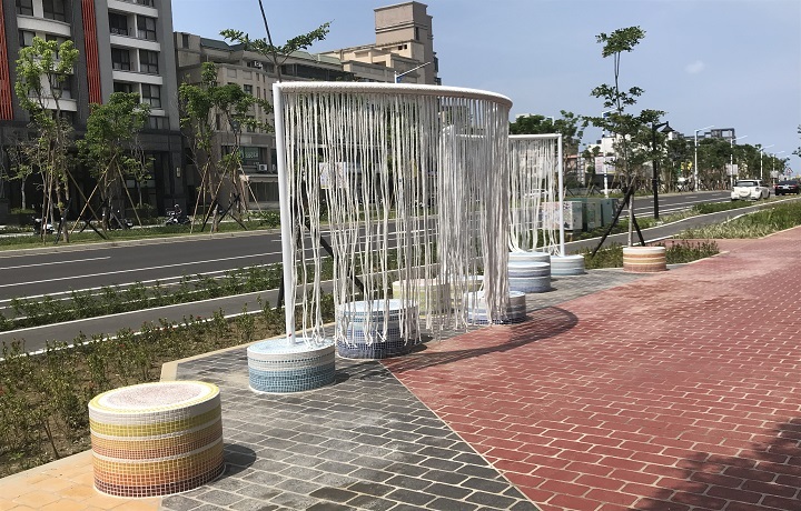 圖/中華大學USR計畫成功翻轉街道角落，讓頭份中央路成打卡新亮點。