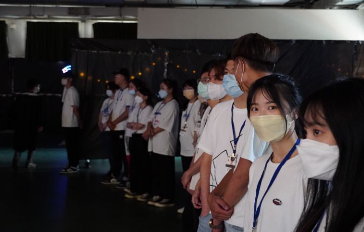 圖/這屆觀光學院的自辦畢典,由會展系大二生主辦。