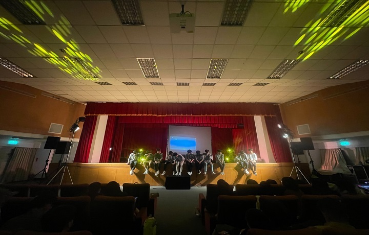 圖/張建宇過去幫新竹高中大傳社成果發表舉辦的活動。