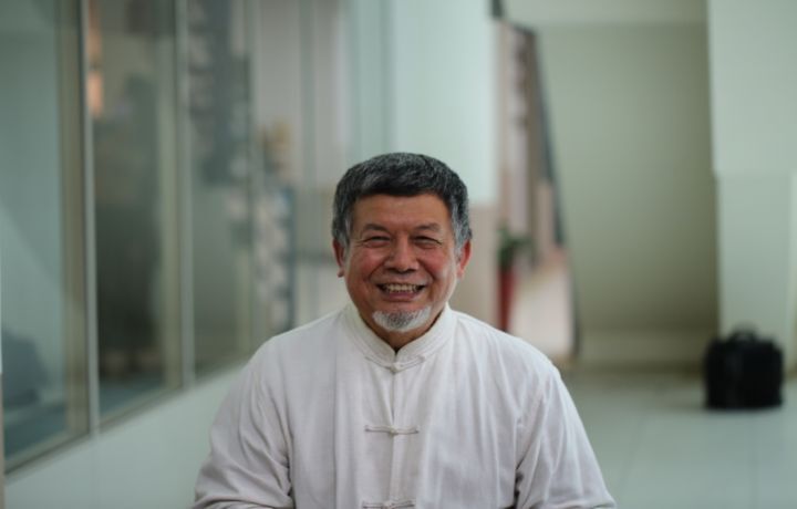 圖/林瑞華在2016年6月,以1563°C創下柴燒窯最高溫度的金氏世界紀錄。